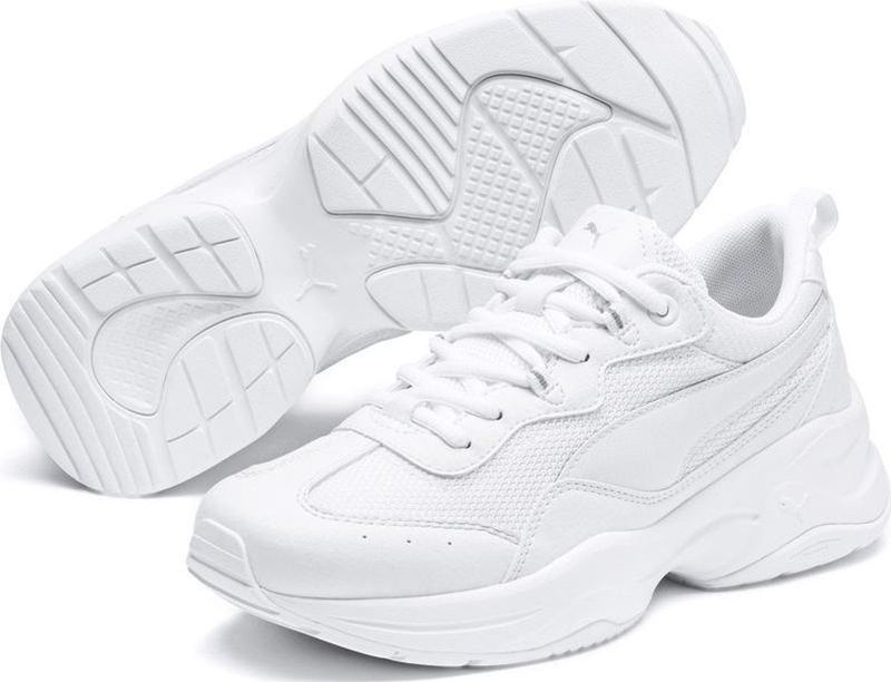 PUMA Cilia Sneakers Dames - Puma White-Gray Violet-Puma Silver