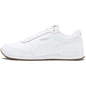 PUMA St Runner V2 Full L uniseks-volwassene Sneaker, Puma White Gray Violet, 40.5 EU