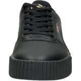 PUMA - Carina - Sneakers - Zwart - Leer - Softfoam+ Technologie