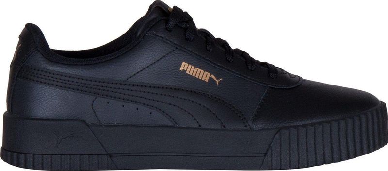 PUMA - Carina - Sneakers - Zwart - Leer - Softfoam+ Technologie