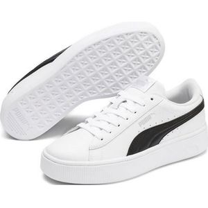 PUMA Puma Vikky Stacked L dames Sneakers, Wit (White/Black), 37.5 EU