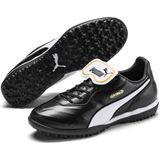 PUMA - King Top Tt - Voetbalschoenen - Zwart - Bovenmateriaal van K-leer