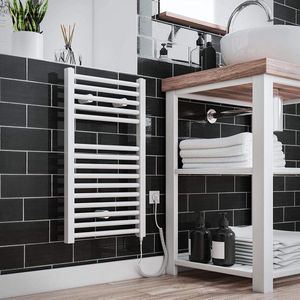 Schulte elektrische design radiator - 40x70 cm - 300 Watt - H690691-B 04 -  Toskana - stekkerklaar
