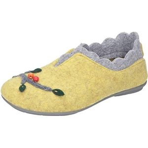 Manitu Dames D Pantoffels, geel, 36 EU