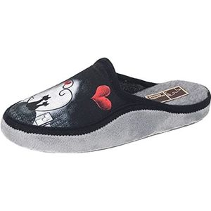 Manitu Dames Home Pantoffels, grijs, 40 EU