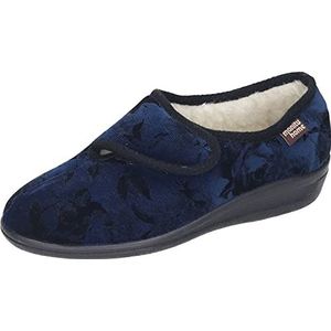Manitu Dames Home Pantoffels, blauw, 37 EU