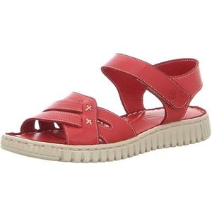 Manitu Dames 910145-04 sandalen, rood, 41 EU, rood, 41 EU