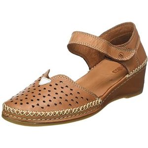 Manitu Dames 910156-21 sandalen, middenbruin, 40 EU, middelbruin, 40 EU
