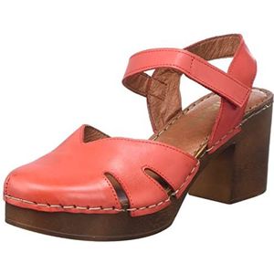 Manitu Dames 920001-04 sandalen, rood, 41 EU, rood, 41 EU