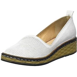 Manitu Dames 840093-03 Slipper, wit, 36 EU, wit, 36 EU