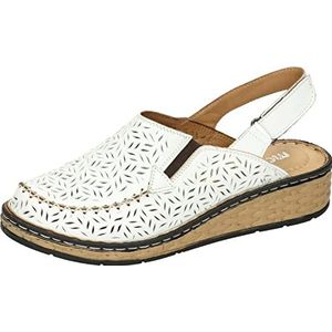 Manitu Dames 820011-03 Slipper, wit, 38 EU, wit, 38 EU