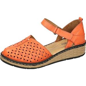 Manitu Dames 910168-62 sandalen, oranje, 40 EU, oranje, 40 EU