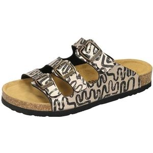 Dr. Brinkmann Dames 700470-82 platte slippers, goud, 36 EU