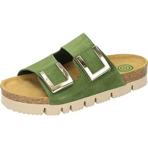 Dr. Brinkmann Dames 700474-07 platte slippers, groen, 38 EU