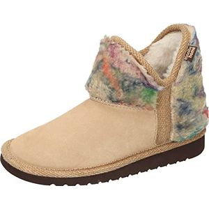 Manitu Dames 360001-08 pantoffels, beige, 39 EU, beige, 39 EU