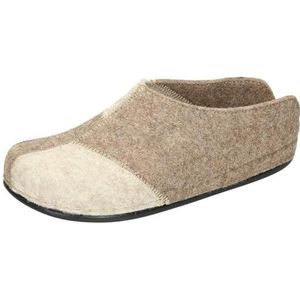 Manitu Dames 340056-08 pantoffels, beige, 39 EU, beige, 39 EU