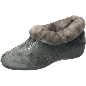 Manitu Manitu - Pantoffels voor thuis, pantoffels voor dames, grijs.