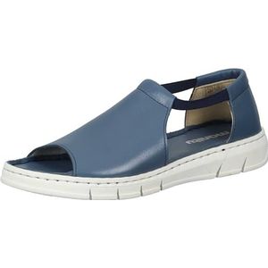 Manitu Dames 910217-05 sandaal, blauw, 40 EU