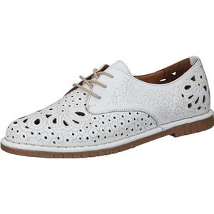 Manitu 850129-03 Sneakers voor dames, wit, 38 EU