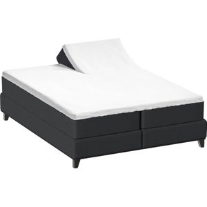 Bella Donna Jersey La Piccola Duo 1 Splittopperhoeslaken 160x190-200 cm wit-1000