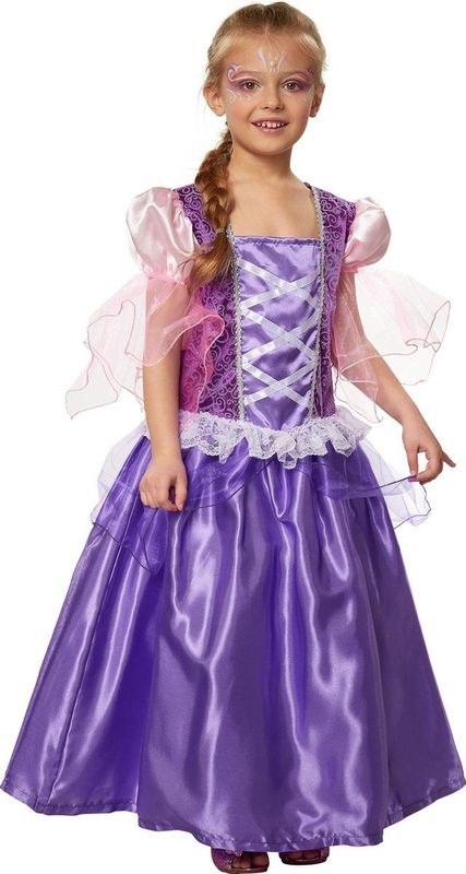 tectake® Mädchenkostüm Prinzessin Lavendela