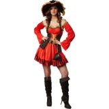 tectake® Frauenkostüm sexy Seeräuber-Braut