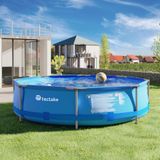 Zwembad rond met filterpomp Ø 300 x 76 cm - blauw