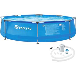 tectake - Zwembad rond met filterpomp Ø 300 x 76 cm