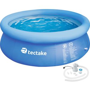 tectake - Zwembad rond met filterpomp (ØxH): 300 x 76 cm