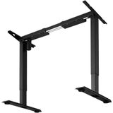 tectake® Tischgestell, elektrisch höhenverstellbar, breitenverstellbar, 85 - 129 x 65 x 71 - 121 cm
