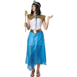 dressforfun - Betoverende farao Hatsjepsoet M - verkleedkleding kostuum halloween verkleden feestkleding carnavalskleding carnaval feestkledij partykleding - 302701