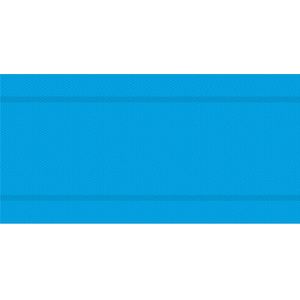 tectake Zwembadafdekking zonnefolie rechthoekig - 366 x 732 cm - 403105 - blauw Polyester 403105