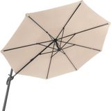 Parasol Daria Ã˜ 300cm met voetpedaal en beschermhoes - beige