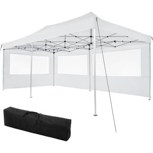 tectake- Partytent Viola 3x6 m met 2 zijdelen wit - 403158