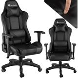 tectake® - Bureaustoel Twink - Gamestoel - Gaming chair - zwart - 403209