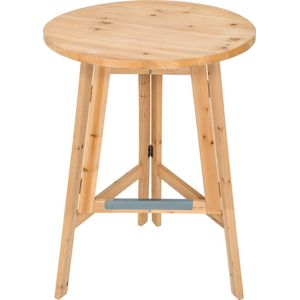 tectake - Party bartafel van massief hout -  403249