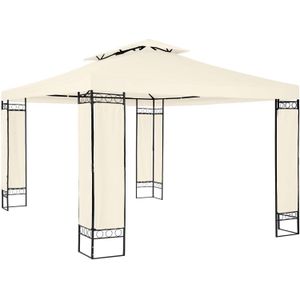 Tuinpaviljoen Leyla 3,9x2,9m - crème