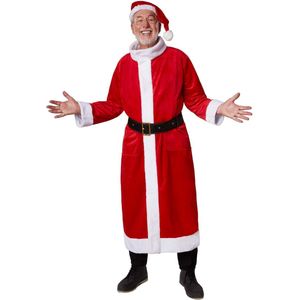 dressforfun - Mantel kerstman klassiek XXL - verkleedkleding kostuum halloween verkleden feestkleding carnavalskleding carnaval feestkledij partykleding - 303467