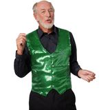 tectake® Pailletten-Weste Herren