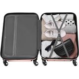 tectake® - Kofferset Pucci 4-delig incl. beautycase - roségoud - 403409