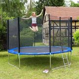 tectake® - Trampoline Garfunky - met veiligheidsnet - 396 cm - 403520