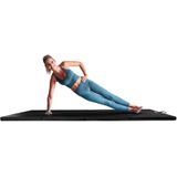 tectake - Gymmat gymnastiekmat - afm 240 x 120 x 5 cm - zwart - 403638