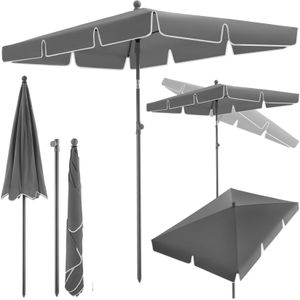 tectake Sonnenschirm Ampelschirm Vanessa 200x125cm höhenverstellbar und neigbar, Komplettset für Terrasse oder Garten, Sonnenschirm mit Bedienungsanleitung, 200 x 125 cm