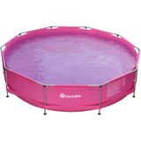 Zwembad rond met filterpomp Ø 300 x 76 cm - pink