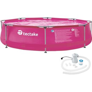 Zwembad rond met filterpomp Ã˜ 300 x 76 cm - pink