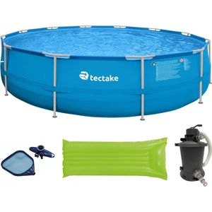 tectake® - Swimming pool zwembad Merina 450x122 cm met veel accessoires - 403825