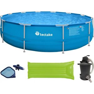 tectake® - Zwembad Merina 450x122 cm met veel accessoires