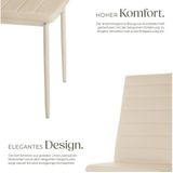 tectake Esszimmerstuhl Set Esszimmerstuhl (Set, 8 St), Leicht, weich, sehr bequem und verfügen über einen hohen Sitzkomfort