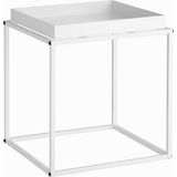 tectake - Bijzettafel Cambridge wit - 40x40x44cm, maximale draagkracht 30kg - 404183