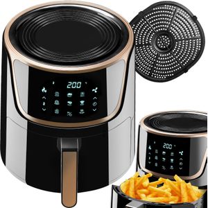 tectake® - Airfryer Mika 8,5 l - heteluchtfriteuse, friteuse - touchscreen - 8,5 L - 404214